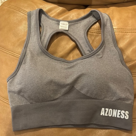 Gray Sports Bra Women’s Large - Picture 1 of 4